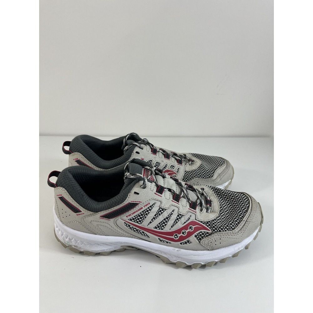 Saucony Womens Excursion TR 13 S10524 Gray Pink Running‎ Shoes Sneakers Sz 9.5